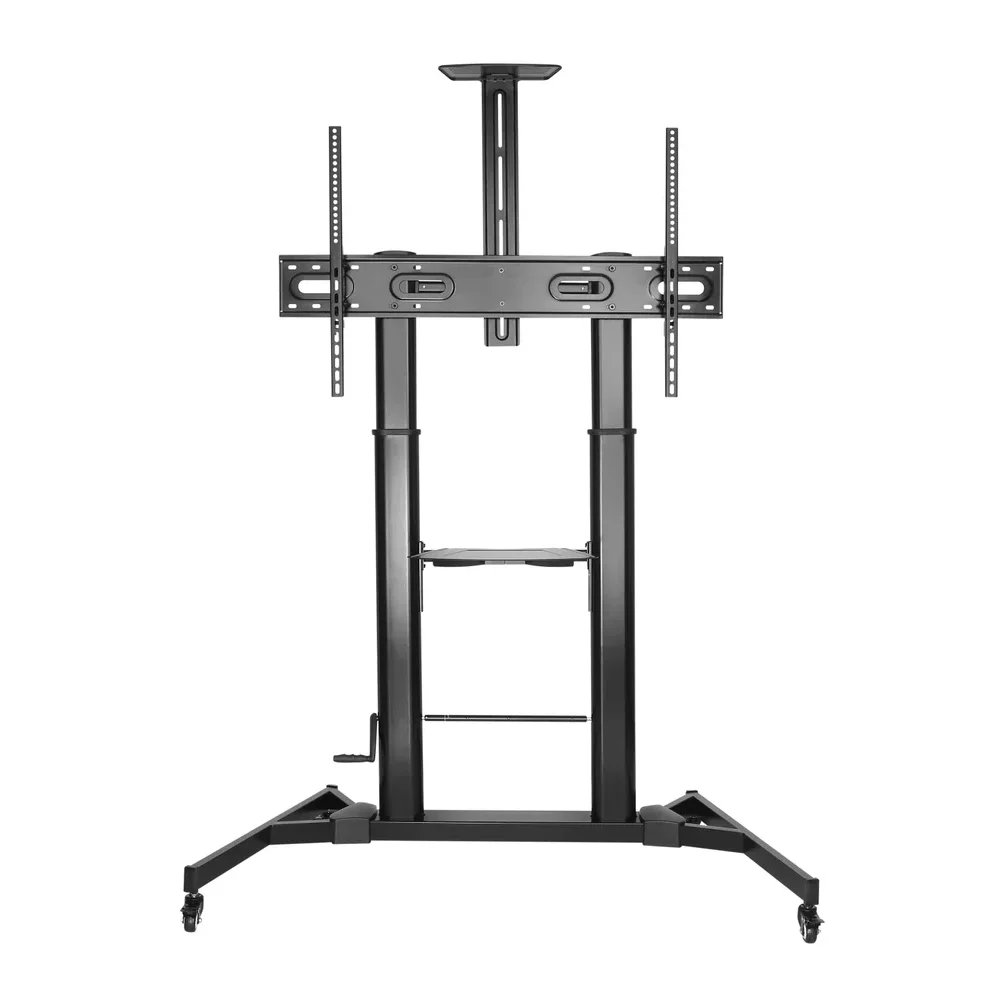 Telescopic Height-Adjustable TV  Stand With Crank Handle